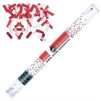 Konfettikanon 60 cm Red &amp; White